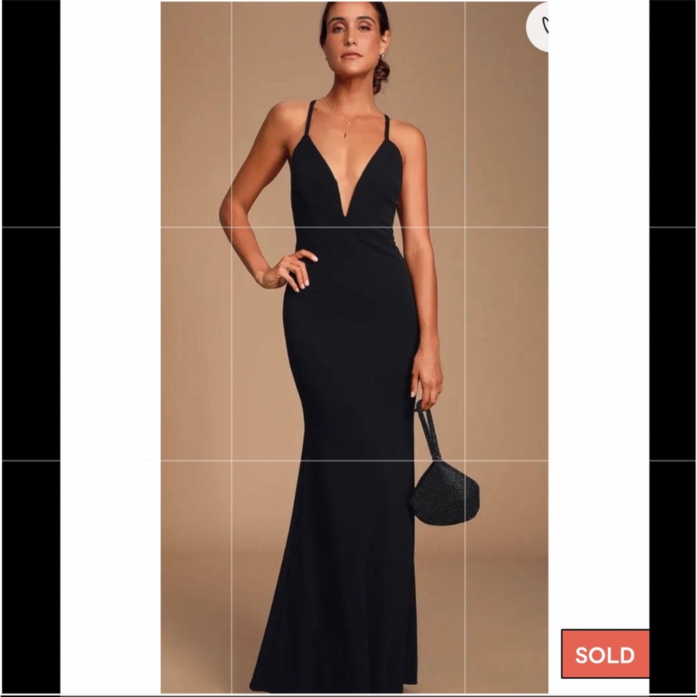 Lulu’s Classy Black Formal Dress